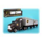 Daron UPS Die Cast Tractor with 2 Trailersミニカー モデルカー ダイキャスト