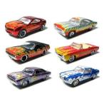 Set of 6 Muscle Car Garage Up In Flames 1/64 Series 1ミニカー モデルカー ダイキャスト