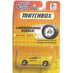 Tyco マッチボックス 1991 1:64 スケール Yellow Lamborghini ランボルギーニ Diablo Die Cast Car MB22