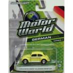 Greenlight Motor World German Edition Volkswagen フォルクスワーゲン Classic Beetle Yellowミニカー