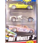 Hot Wheels ホットウィール 3 Speed Challenge Pack ~ Shelby GT 500, Tengram, Truckミニカー モデルカ