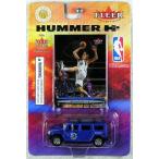 Dallas Mavericks Dirk Nowitzki 2004 NBA Diecast Hummer H2 with Fleer Ultra Cardミニカー モデルカー