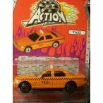 Action Diecast Metal and Plastic ~ Taxi (Orange)ミニカー モデルカー ダイキャスト
