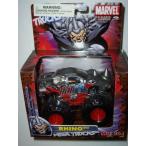 Maisto マイスト Marvel Mega Trucks Rhino Pull Back Power Die Cast Vehicleミニカー モデルカー ダイ