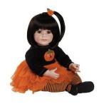 Adora (アドラ アドラドール) Pumpkin Cutie Pie Baby Black Hair with Brown Eyes 20" Baby Doll ドール