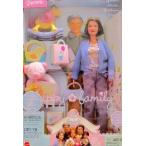 Barbie(バービー) HAPPY FAMILY GRANDMA DOLL w GRANDMOTHER DOLL, Cuddly BEAR CHAIR, Rocking HORSE &amp;