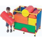 Children's Factory Trolley for 14 Piece Module Soft Play Block Set