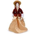 Collectible Doll Horseback Rider in a Brown Costume ドール 人形 フィギュア