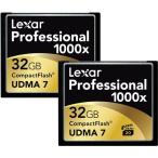 LEXAR MEDIA Lexar CFカード 32GB 2-Pack 1000倍速 UDMA7