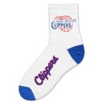 NBA Los Angeles Clippers Men's Quarter Socks Large White