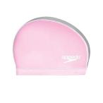 Speedo Stretch Fit Swim Cap (Pink/Silver Small/Medium)