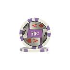 Trademark Poker 4 Aces 100 Poker Chips (50 Cent) 11.5gm