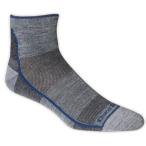 Darn Tough Vermont Men's 1/4 Merino Wool Ultra-Light Athletic Socks Charcoal Medium