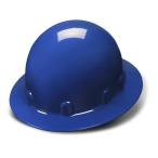 Pyramex Blue Full Brim Style 4 Point Ratchet Suspension Sleek Shell Hard Hat