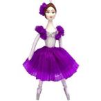 Collectible Doll "Ballerina" (purple) ドール 人形 フィギュア