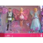 Barbie(バービー) MARIPOSA FLUTTERFIELD FAIRIES DOLLS Gift Pack w 4" FAIRY Prince Carlos, Queen &amp; M