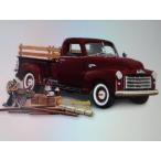 【ジーエムシー】Franklin Mint 1950 ダイキャスト GMC Pickup 1:24 スケール (Red) - MINT in BOX ミニ