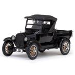 1925 Ford (フォード) Model T Pick Up トラックclosed convertible 1/24 Black ミニカー ダイキャスト
