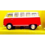 1962 Volkswagen (フォルクスワーゲン) Microbus Red with Open Side Door (1:33) ミニカー ダイキャスト