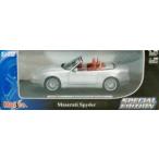 Maisto (マイスト) スペシャルエディション Maserati Spyder ミニカー ダイキャスト 車 自動車 ミニチュ