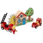 BRIO Fire Brigade Play Set ミニカー ミニチュア 模型 プレイセット自動車 ダイキャスト