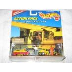 Hot Wheels (ホットウィール) Construction Action Pack -- 1996 ミニカー ミニチュア 模型 プレイセット