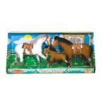 Flocked Horse Friends - 3-Piece Set