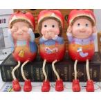 New Pastoral Style Christmas Gift Three Doll Hanging Feet Qiqi Apple Doll 3pcs One Set ドール 人形