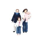 Dollhouse Miniature The Chandler Family 人形 ドール