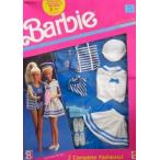 Barbie(バービー) Yacht Club Fashions - 2 Complete Fashion Clothes - 1990 Mattel ドール 人形 フィギ