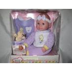 Baby Emma Doll 1 with Travel Trunk &amp; Purple Outfits &amp; Teddy Bear ドール 人形 フィギュア