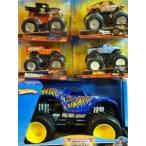 Durable ダイキャスト Monster Jam Set: War Wizard 1/24 With Bad News Travels Fast, Bone Shaker, Bac