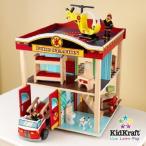 KidKraft Fire Station Kids プレイセット - 63236