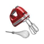 KitchenAid  キッチンエイド　7段階スピード切替ハンドミキサー　(赤）