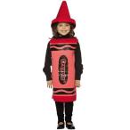クレオラ Crayola クレヨン Red 子供用コスチューム (4-6X)/コスチューム/ハロウィ ...