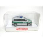 wiking 1043533 VW Touran Police ミニカー ダイキャスト 車 自動車 ミニチュア 模型