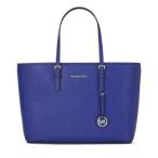 Michael Kors (マイケルコース) ジェットセット トラベルトートバッグ 15inch MacBook Pro (Blue)