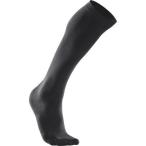 2XU Men's Performance Compression Run Sock Black/Black Large