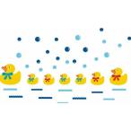 ショッピングウォールステッカー ウォールステッカー 動物 あひる 子供部屋 アヒル ステッカー 鳥 壁紙 小鳥 シール かわいい お風呂 インテリアシール ひよこ vr0005