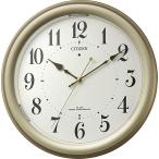 ショッピング掛け時計 リズム(RHYTHM) シチズン 掛け時計 電波時計 暗所 自動 ライト 機能 ゴールド Φ31.3x5cm CITIZEN 4MYA36-065