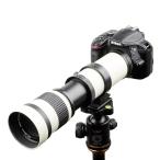 Lightdow 420-800mm f/8.3 手動ズームスーパー望遠レンズ + Tマウントリング Nikon D3500 D5600 D7500 D500 D600 D700 D750 D800 D850 D3200 D3400 D5100 D用 52