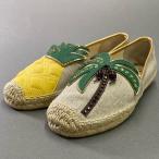 2d21 обычная цена Y31.900 TORY BURCH Tory Burch эспадрильи ананас cocos nucifera. дерево Гаваи ограничение обувь 7 1/2 бежевый 
