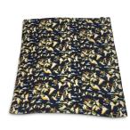 6d23 HUMAN MADEhyu- man meido покрывало покрывало на колени птица общий рисунок принт 132×132 темно-синий хлопок 100%k02i