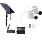 Yunking солнечный воздушный насос компрессор кислород насос воздух насос солнечный заряжающийся воздушный насос солнце свет зарядка . источник питания не необходимо тихий звук проект легкий темно синий Park рыбалка /.