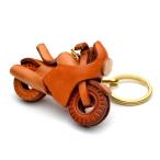 本革製キーホルダー レーサーバイク バンカクラフト 革物語 VANCA CRAFT レザー 手作り 雑貨 革小物 革製品 バイク好き バイク乗り 趣味 名入れ可