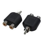 変換名人 AVプラグ RCA(メス)2P to RCA(オス)モノラル AV/RCA2J-RCAPM(2P)