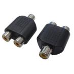 変換名人 AVプラグ RCA(メス)2P to RCA(メス)モノラル AV/RCA2J-RCAJM(2P)