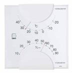 EMPEX 温度・湿度計 エルム 温度・湿度計 壁掛用 LV-4901 ホワイト