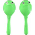KCmala rental лягушка дизайн FROG-Type Plastic Maracas OP-MAF01 (2 шт. комплект )