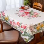 テーブルクロスルドゥーテローズ　B 230 薔薇柄おしゃれオシャレバラ撥水加工
